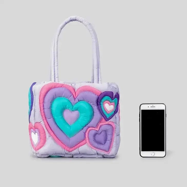 Ava The Label Heart throb Puffer Bag