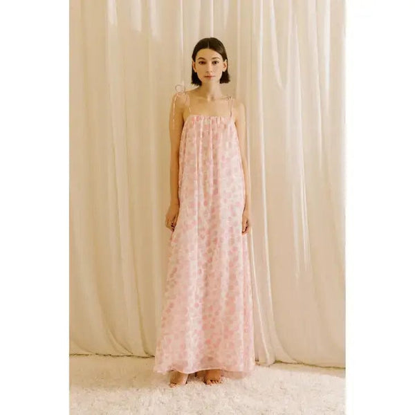 Ava The Label Tulip Pink Maxi Dress