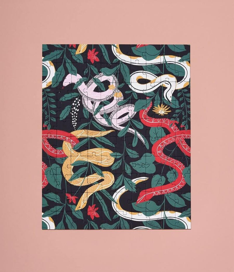 Ava The Label Snakes in the Garden Puzzle by Josefina Schargo