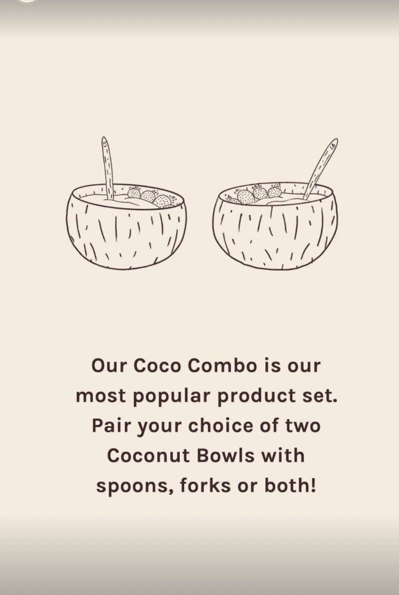 Coconut bowls sustainable O/S Jumbo Coconut Bowl
